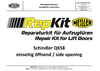 Reparaturkit Schindler QKS 8